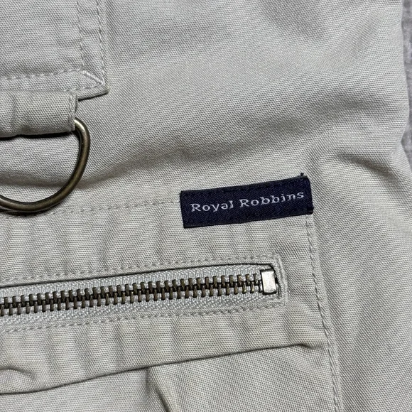 Royal Robbins 5.11 Tactical Vest Mens Medium Khaki Canvas 15 Pockets Safari - Picture 7 of 16